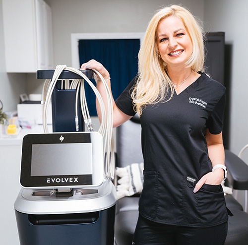 Evolve Skin Tightening and Muscle Toning at our Knoxville & Sevierville, TN Med Spa